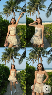 outfit đi biển